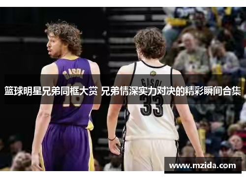篮球明星兄弟同框大赏 兄弟情深实力对决的精彩瞬间合集